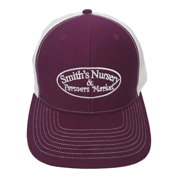 Smiths Nursery Farmers Market Mesh Snapback Cap Trucker Baseball Hat Richardson - Picture 1 of 12